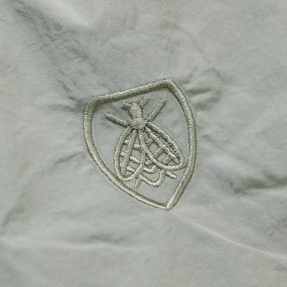 Koma Thermo ナイロン タフタ モッズコート / ロング フード付き ラグランスリーブ 中綿