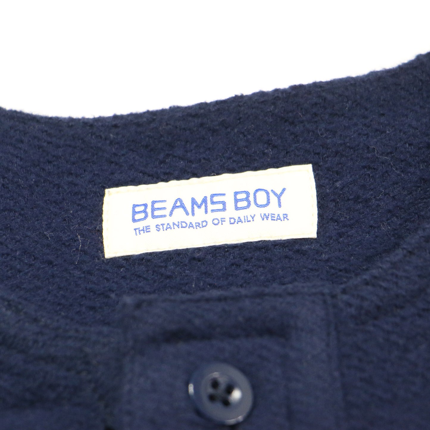 20秋冬 ブラッシュドツイル ヘンリーネック ロングスリーブ シャツ / ブラウス 長袖 クルーネック コットン