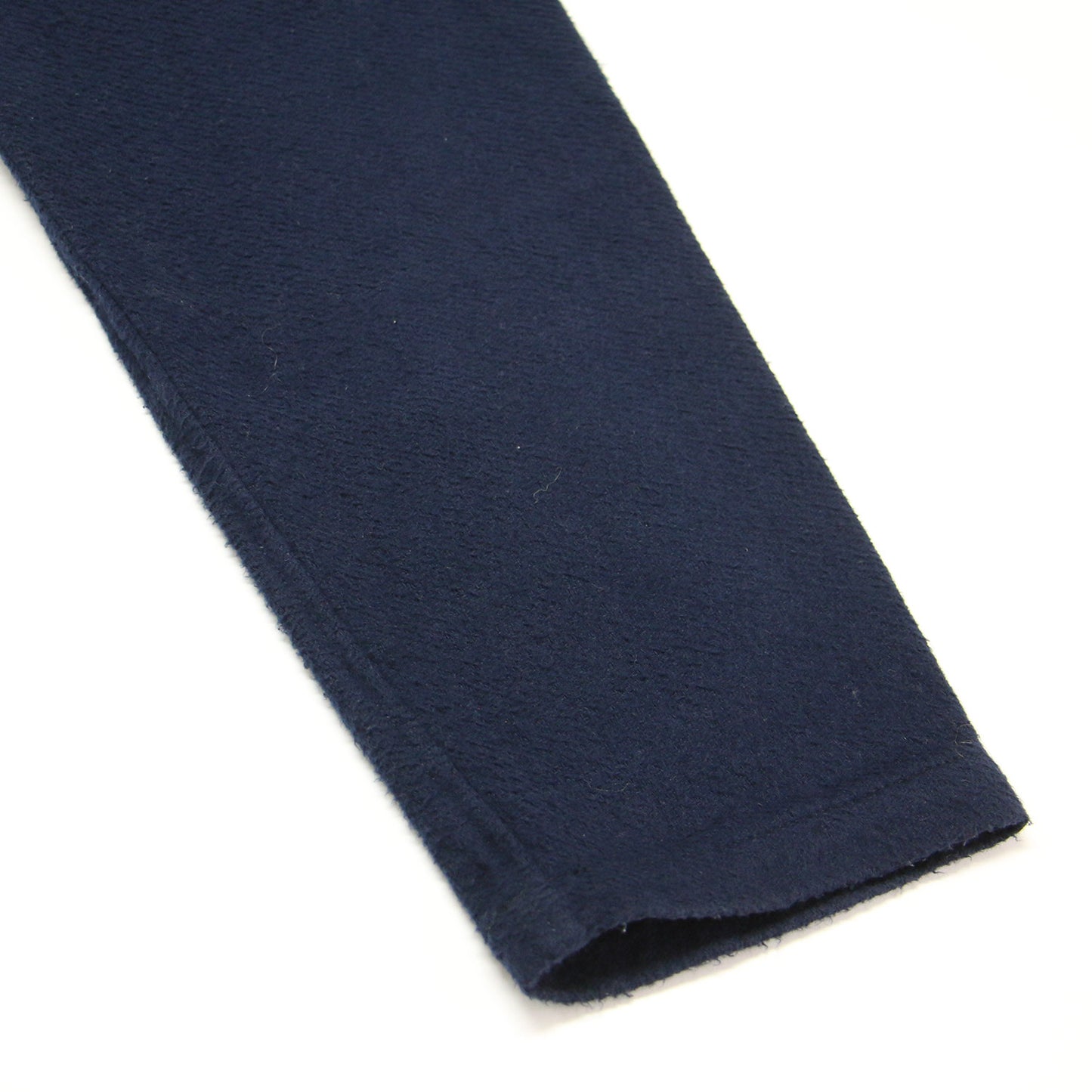 20秋冬 ブラッシュドツイル ヘンリーネック ロングスリーブ シャツ / ブラウス 長袖 クルーネック コットン