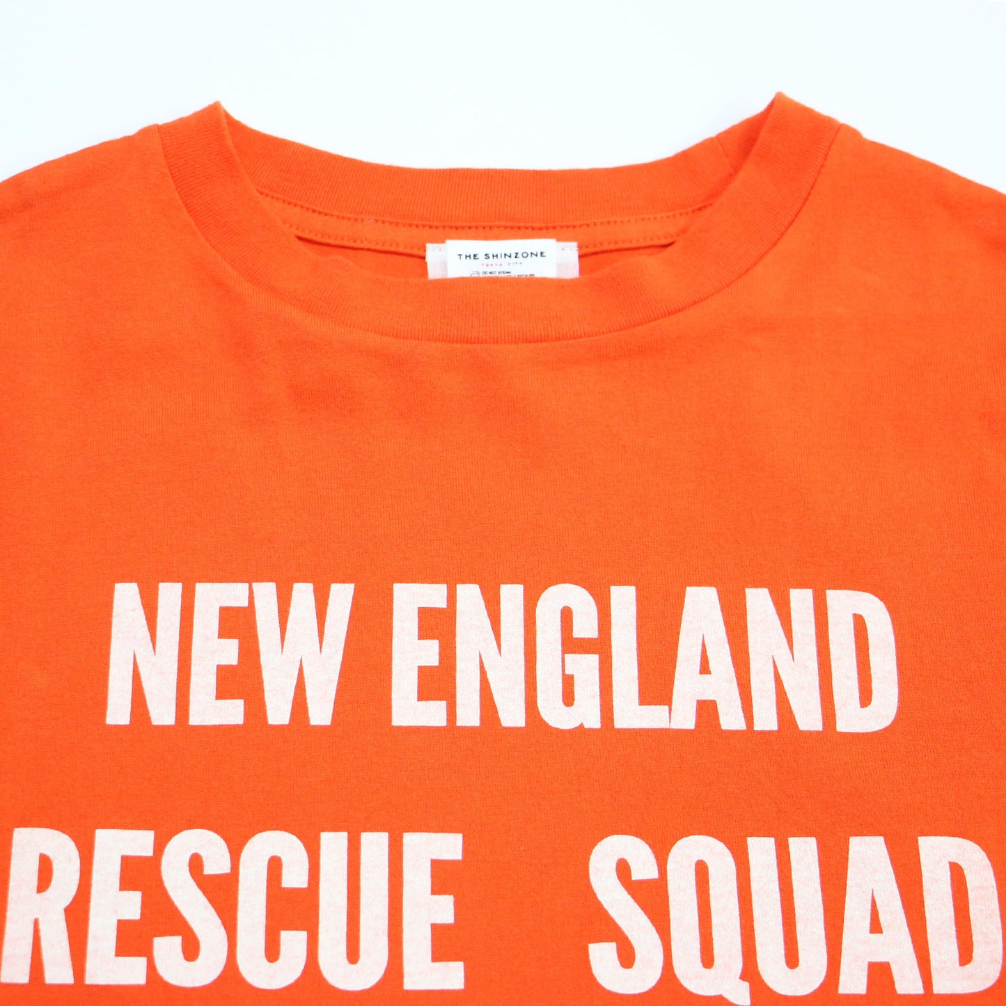 ロゴ プリント ショートスリーブ Tシャツ / RESCUE TEE カットソー クルーネック 半袖 コットン