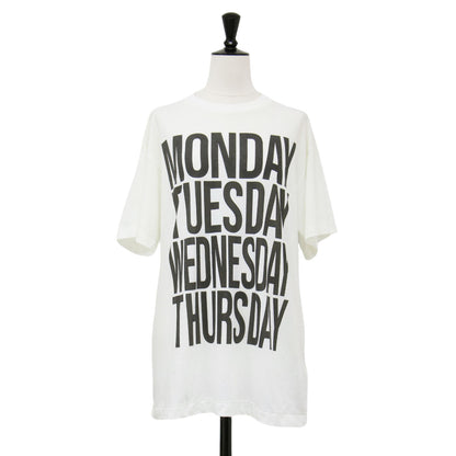 22春夏 ボーイ ロゴ プリント ショートスリーブ Tシャツ / カットソー 半袖 クルーネック コットン