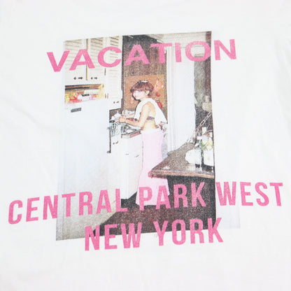 黒柳徹子 ニューヨーク Ｔシャツ VACATION / 半袖 ショートスリーブ クルーネック フォトプリント コットン