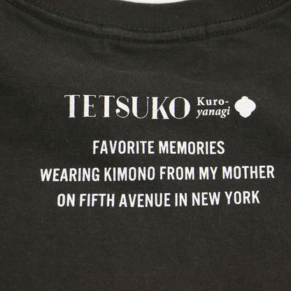 黒柳徹子 ニューヨーク Tシャツ EASTER PARADE / 半袖 クルーネック フォトプリント コットン