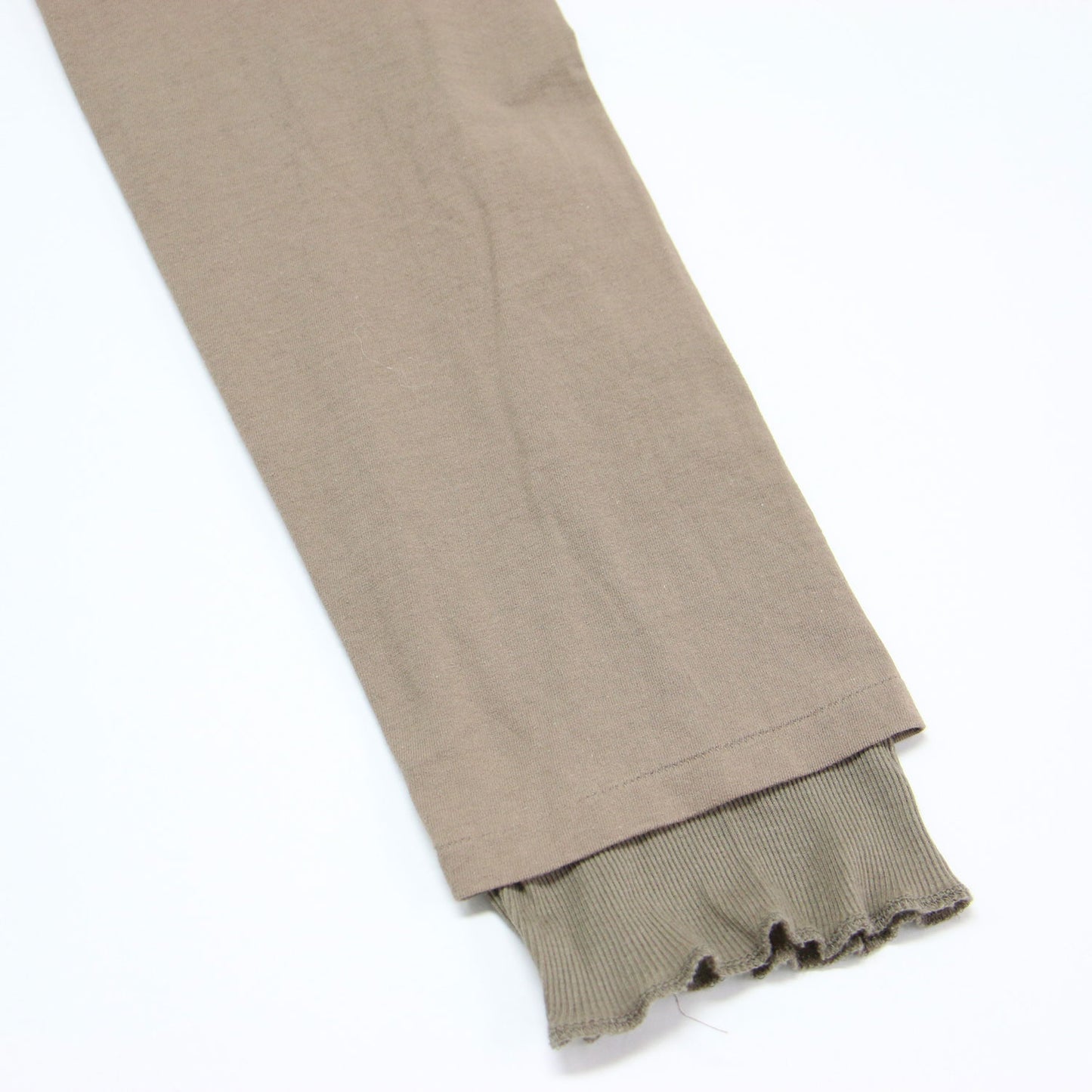 ダブル ロングスリーブ Tシャツ / DOUBLE LONGSLEEVE TEE カットソー クルーネック 長袖 レイヤード コットン