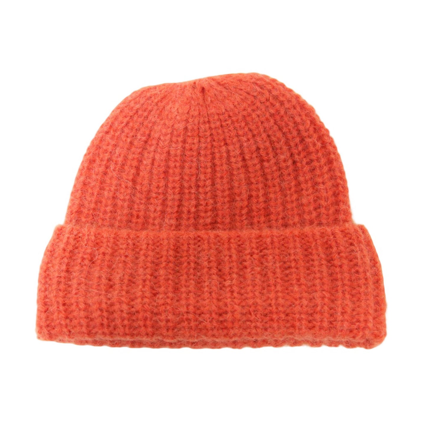 23秋冬 シャギー ニット キャップ / SHAGGY KNIT CAP 帽子 リブ モヘヤ ウール アルパカ