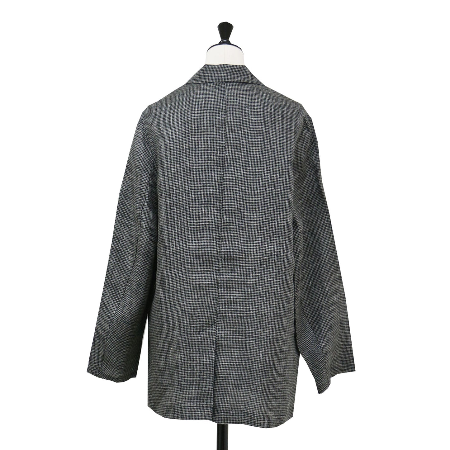 アンクル リネン ジャケット / uncle LINEN jacket テーラードジャケット シングル 千鳥柄