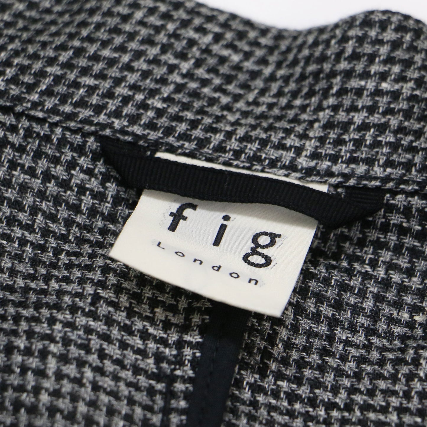 アンクル リネン ジャケット / uncle LINEN jacket テーラードジャケット シングル 千鳥柄