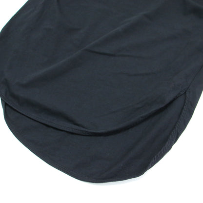 21秋冬 天竺 ラウンド ロンT / カットソー Tシャツ 長袖 ロングスリーブ スリット コットン