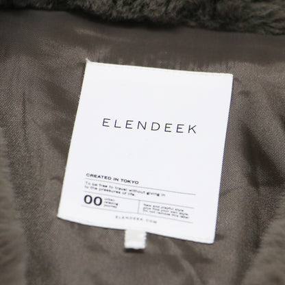 24秋冬 エコファー ミドル ジレ / ECO FUR MIDDLE GILET ベスト Vネック フェイクファー