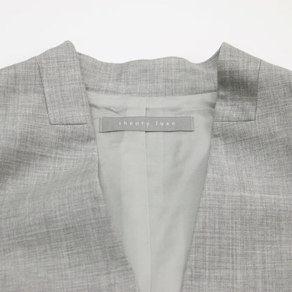 ウール ノーカラー ジャケット / EXECUTIVE DONNA Vネック 長袖 ストレッチ