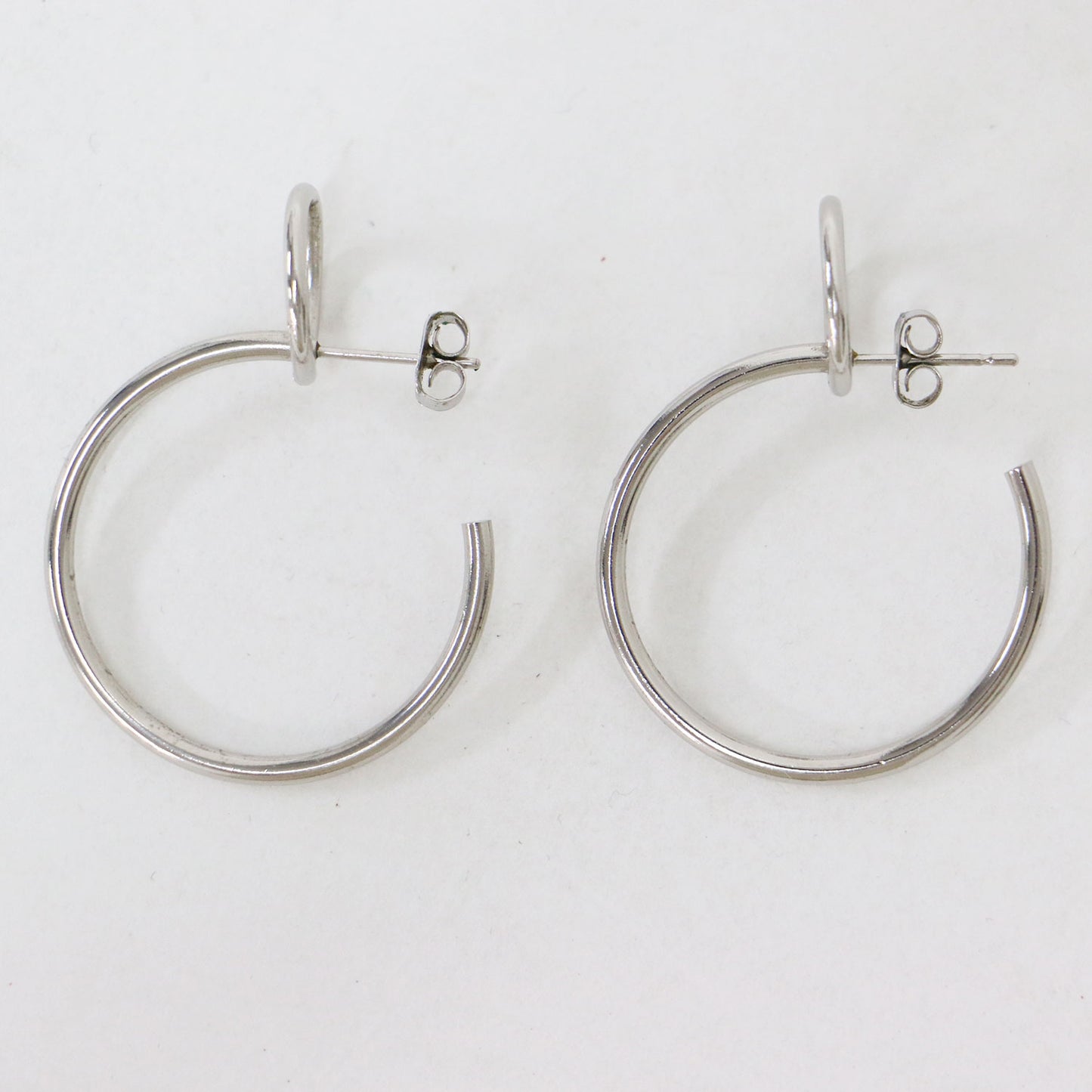 ダブルリング フープ ピアス / 両耳用