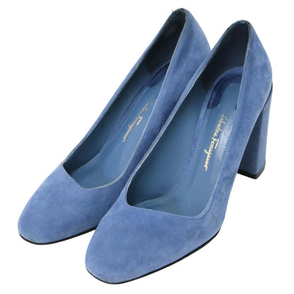 スウェード チャンキーヒール パンプス / AREZZO85 ハイヒール