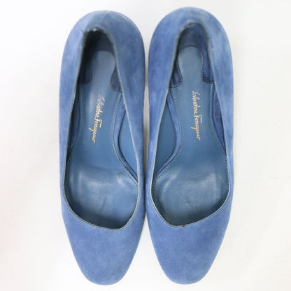 スウェード チャンキーヒール パンプス / AREZZO85 ハイヒール