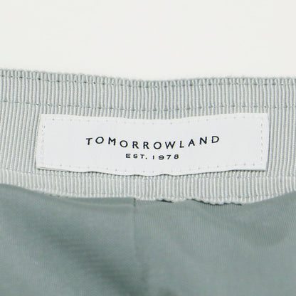 ラメジャージー ウエストギャザー セミワイド パンツ / ストレッチ ウォッシャブル