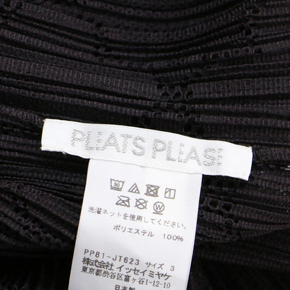 ノースリーブ レース チュニック / ワンピース プリーツ スリット シアー ウォッシャブル