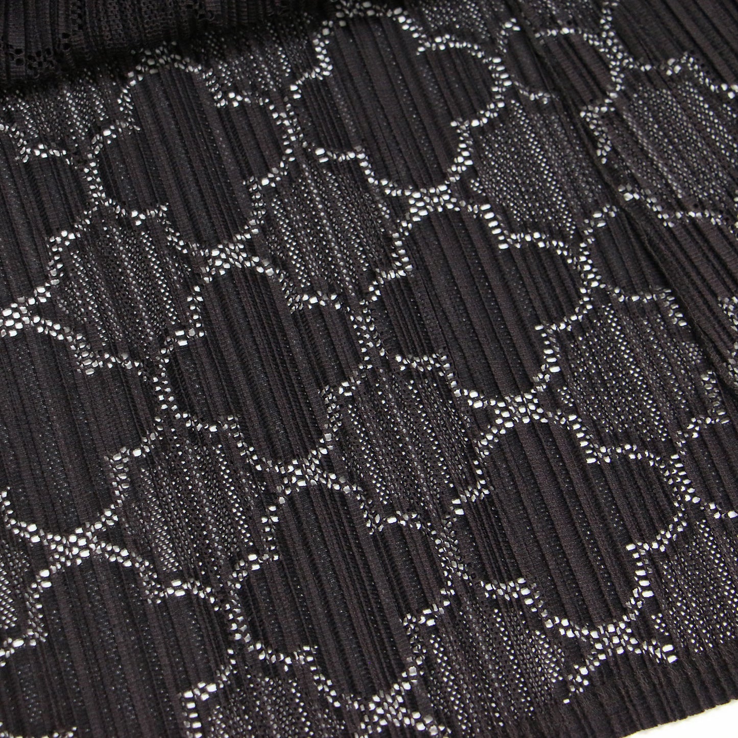 ノースリーブ レース チュニック / ワンピース プリーツ スリット シアー ウォッシャブル