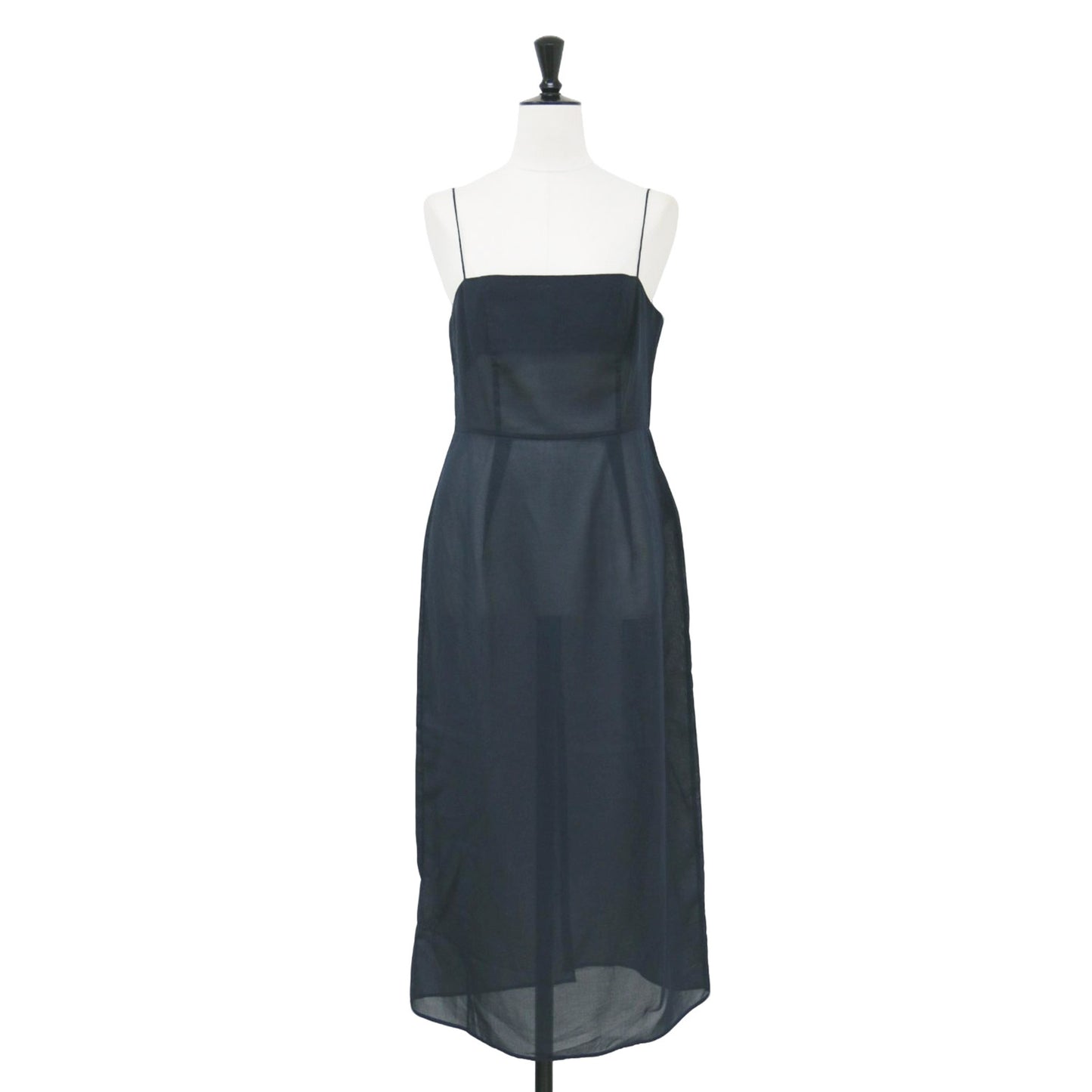 24春夏 シアー キャミソール ドレス / Sheer Camisole Dress マキシワンピース ロング丈