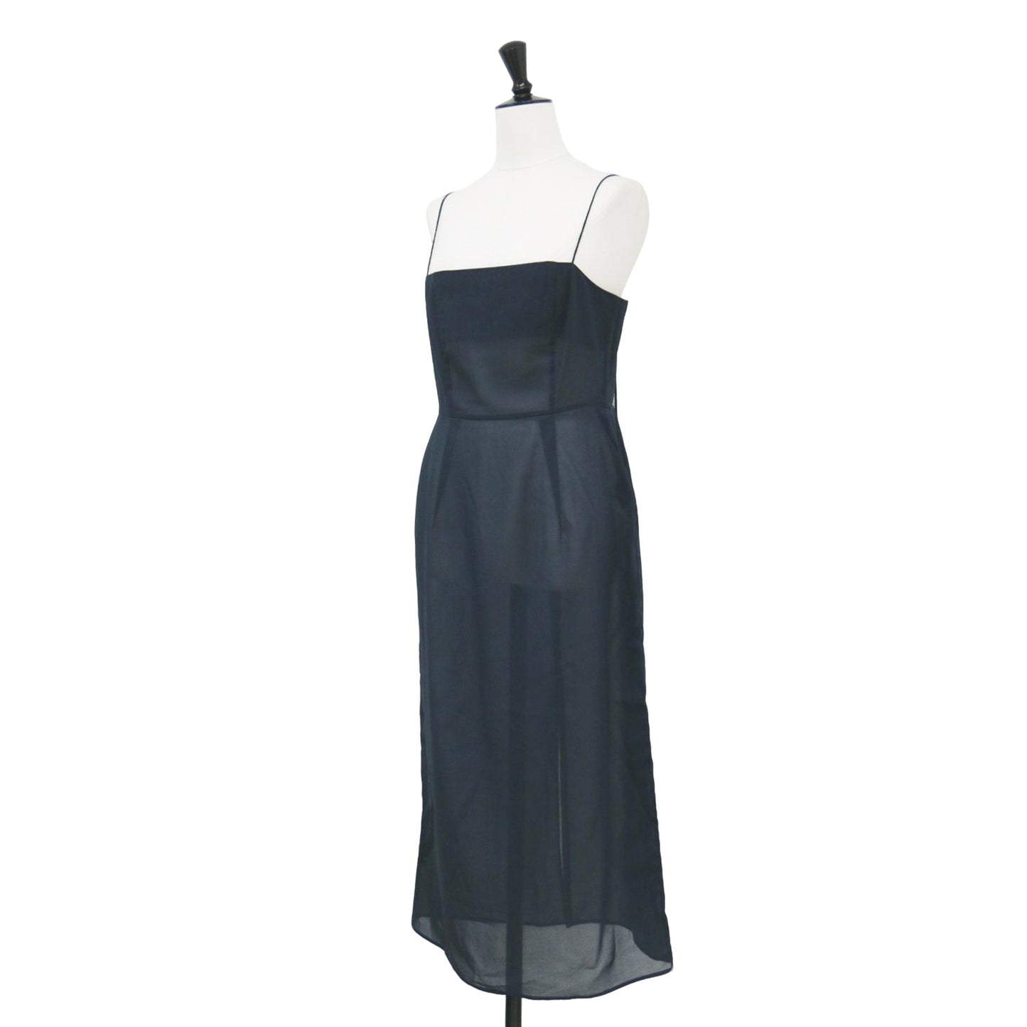 24春夏 シアー キャミソール ドレス / Sheer Camisole Dress マキシワンピース ロング丈
