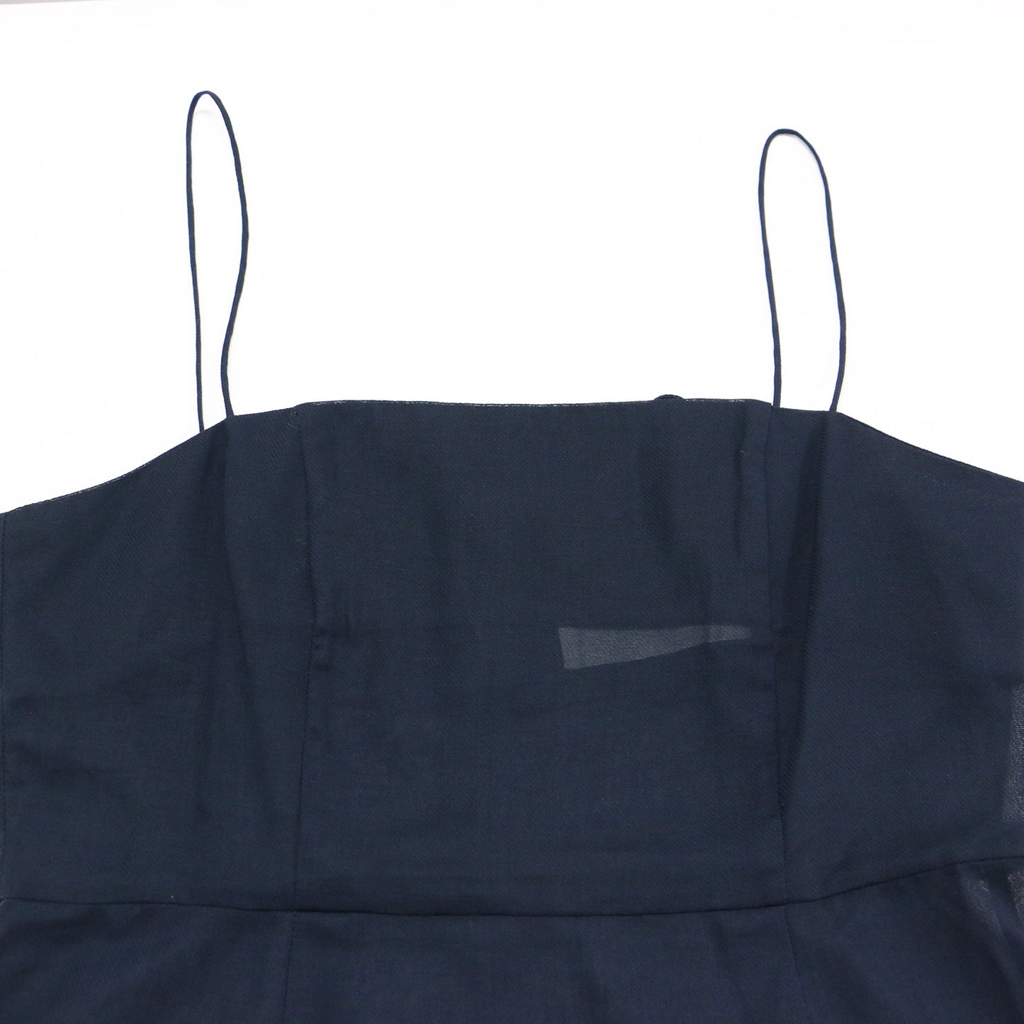 24春夏 シアー キャミソール ドレス / Sheer Camisole Dress マキシワンピース ロング丈