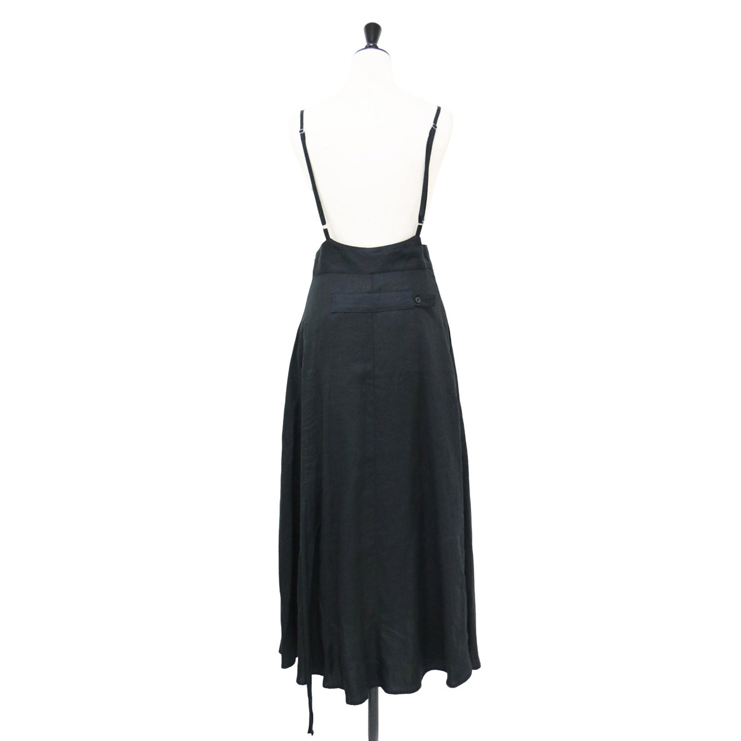 リネン スリット キャミソール ドレス / Linen slit camisole dress ワンピース フレア