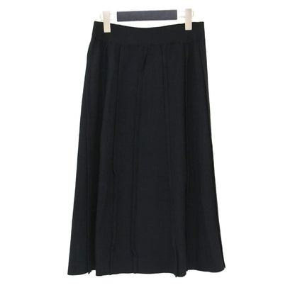 ニット フレア スカート / ミディ丈 Aライン ウエストゴム ウォッシャブル