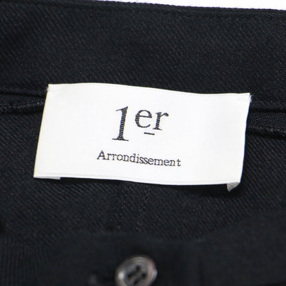 ノーカラー ドルマン シャツ / ブラウス 長袖 ラグラン ギャザー ワイド スリット