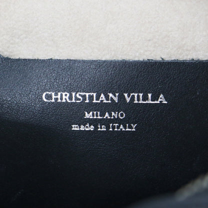 スクエア ミニ ボストンバッグ / ハンドバッグ 2WAY スムースレザー