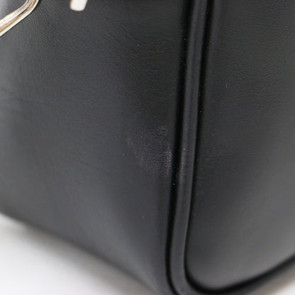 スクエア ミニ ボストンバッグ / ハンドバッグ 2WAY スムースレザー