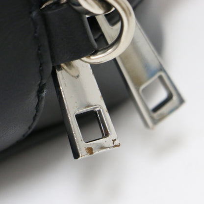 スクエア ミニ ボストンバッグ / ハンドバッグ 2WAY スムースレザー