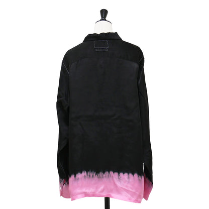 25春夏 × ジャーナルスタンダード 別注 シャツ ソメ / 長袖 サテン 染め