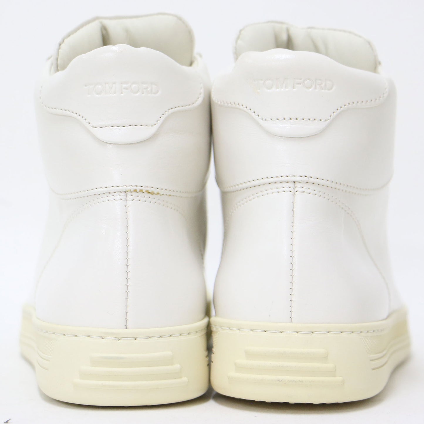 レザー ハイカット スニーカー / レースアップ ロゴ