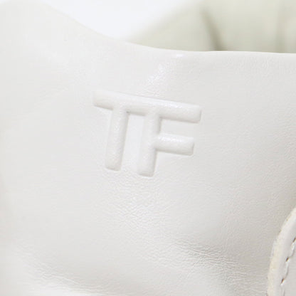 レザー ハイカット スニーカー / レースアップ ロゴ