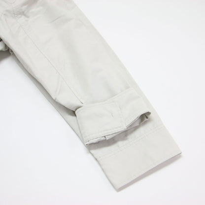 24春夏 ノーカラー クロップド ボクシー ブルゾン / Dover Tanya ジャケット 長袖 グログラン素材 撥水加工