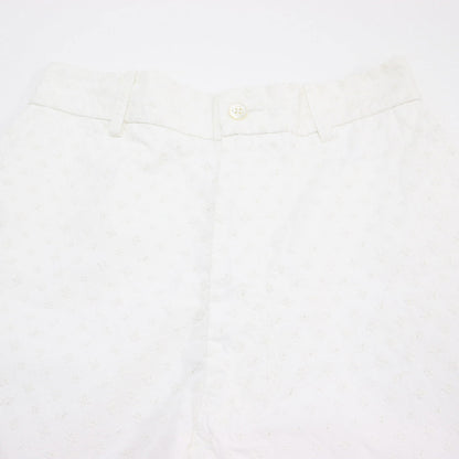 アイレットレース ショートパンツ / ひざ上丈 Aライン コットン