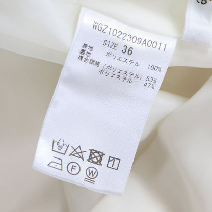 Vネック ハイウエスト ジャンスカ ワンピース / サロペット スカート ロング丈 スリット