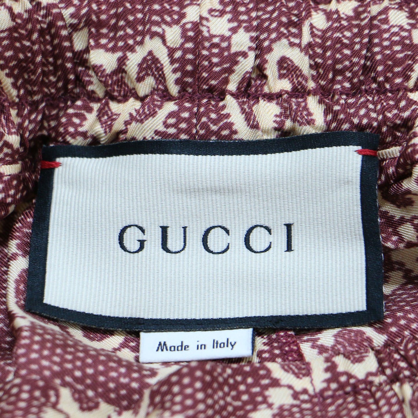 GGスプリームス シルク トラック パンツ / ジョガーパンツ ウエストゴム サイドライン ミケーレ期