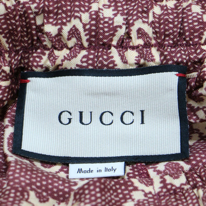 GGスプリームス シルク トラック パンツ / ジョガーパンツ ウエストゴム サイドライン ミケーレ期