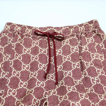 GGスプリームス シルク トラック パンツ / ジョガーパンツ ウエストゴム サイドライン ミケーレ期