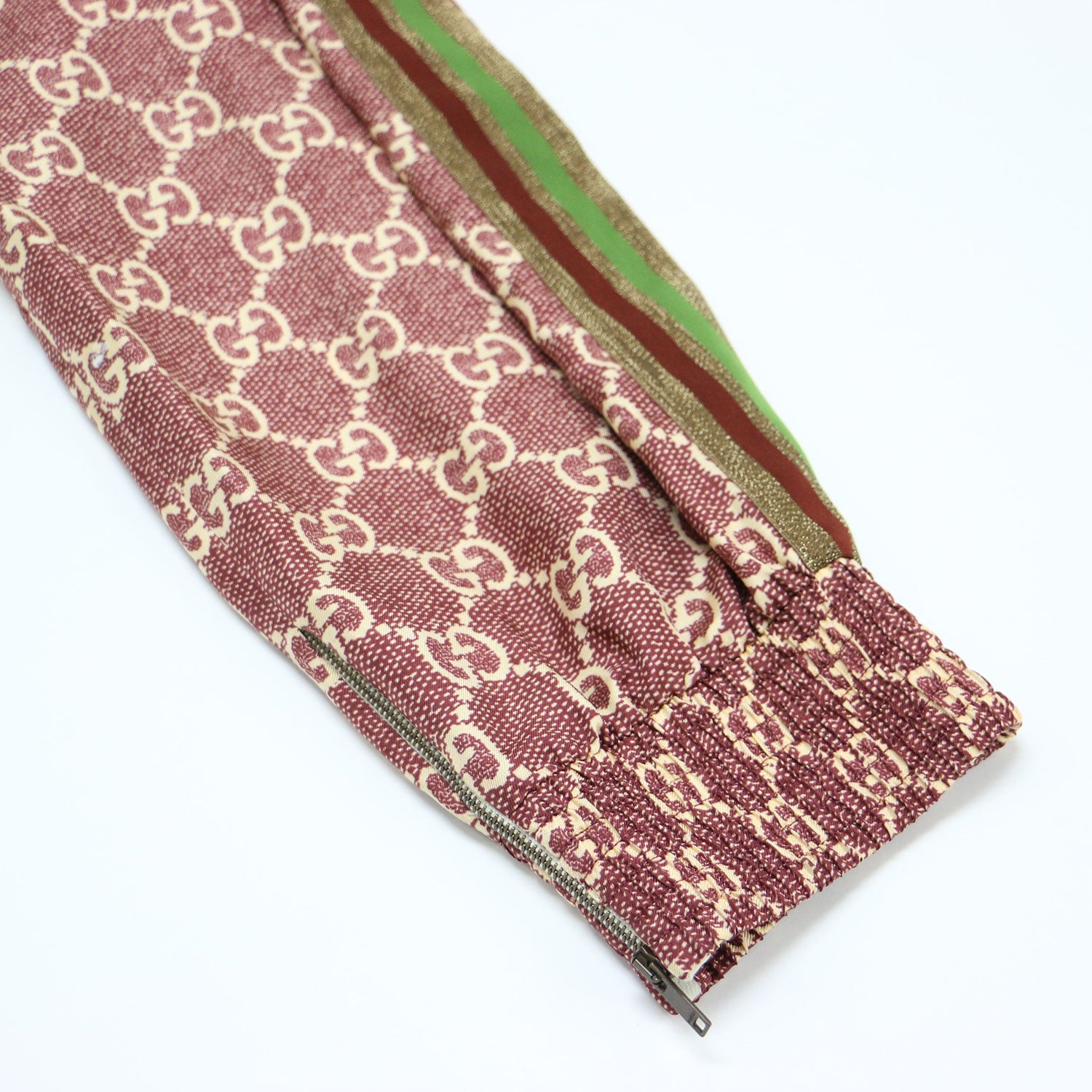 【美品】GUCCI　オーバーサイズチェックプリントパンツ　GG　ホースビット　S 美品】GUCCI オーバーサイズチェックプリントパンツ GG ホース