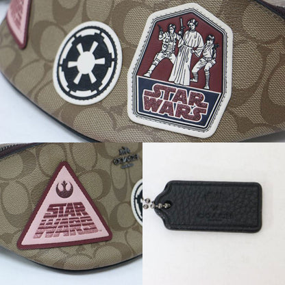 × STAR WARS コラボ ウエストポーチ F88013 / ボディバッグ ショルダー シグネチャー PVC レザー