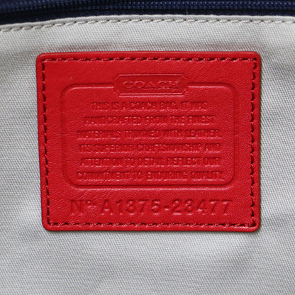 × SAINT JAMES ラージ トートバッグ 23477 / ショルダーバッグ ロゴ ボーダー キャンバス