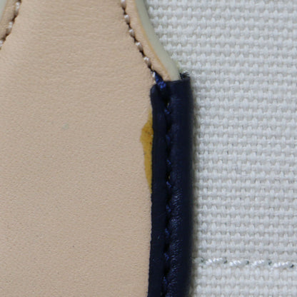 × SAINT JAMES ラージ トートバッグ 23477 / ショルダーバッグ ロゴ ボーダー キャンバス