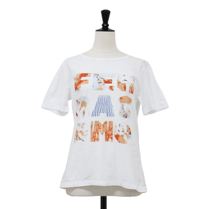 ショートスリーブ アニマル ロゴ Tシャツ / クルーネック 半袖 グラフィック プリント ストレッチ コットン