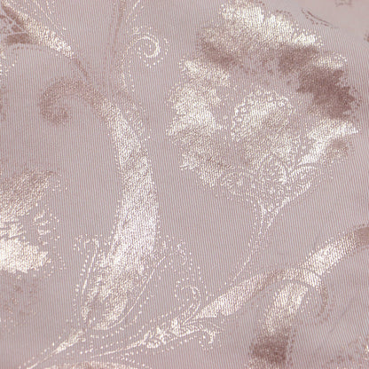 ペイズリー柄 ワイド デニム パンツ / 5ポケット ストレッチ ロゴ コットン