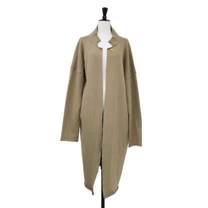 スウェット ロング カーディガン / Sweat Coat ガウンコート 長袖 カットオフ コットン
