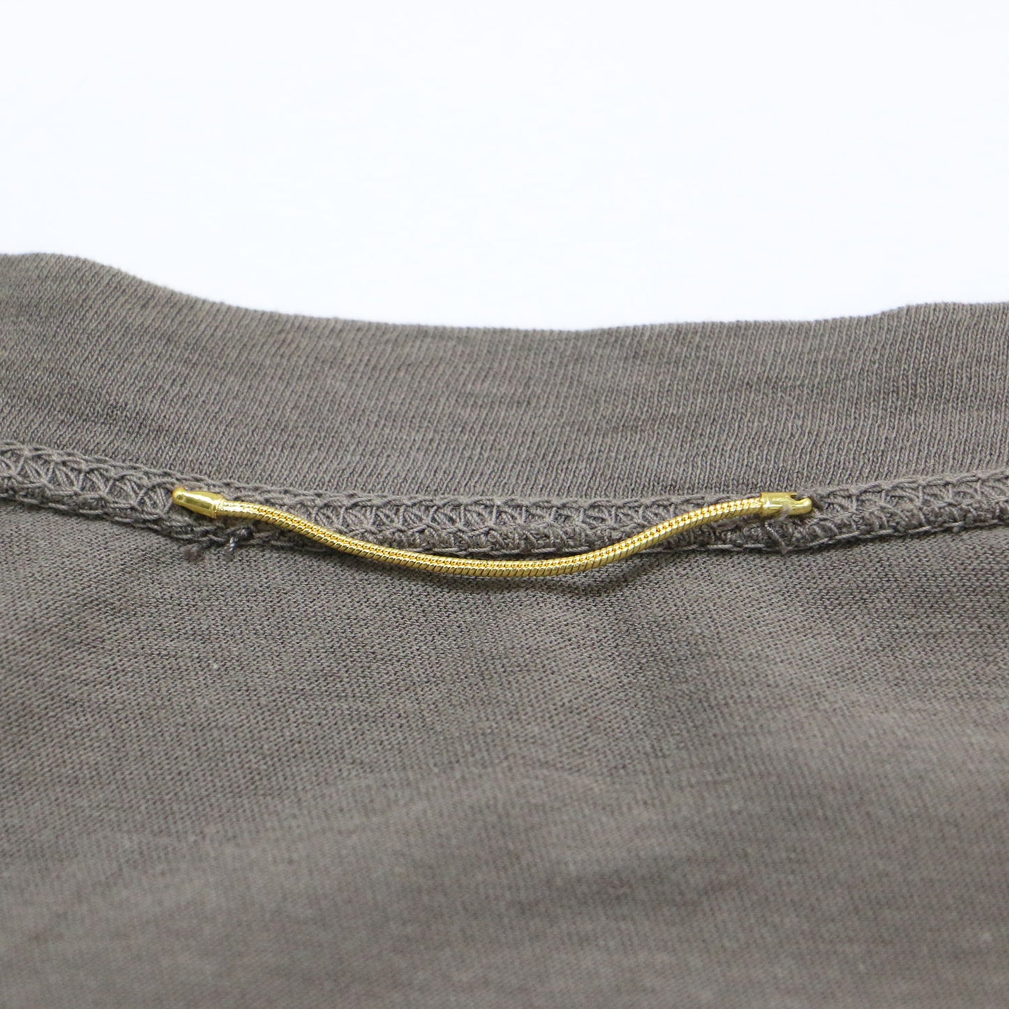 ヘンリーネック ロングスリーブ Tシャツ / Henly Long カットソー 長袖 コットン