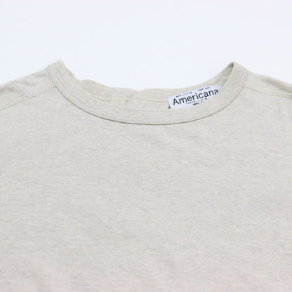ヘンリー プルオーバー / HENRY Tシャツ カットソー チュニック 半袖 スリット ロゴ コットン