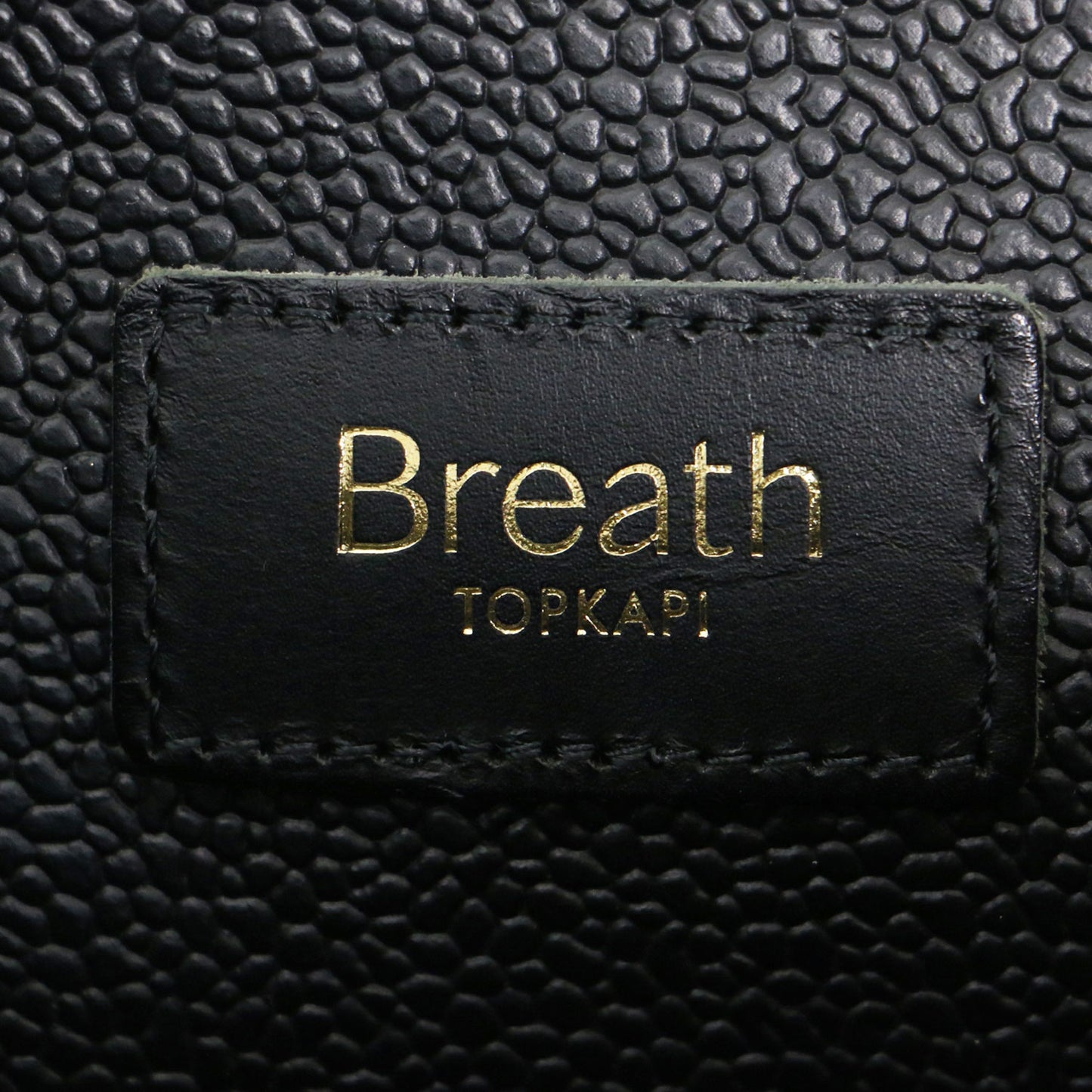 Breath スコッチグレイン ネオレザー ミニ トートバッグ / SCOTCH GRAIN シボ加工 PVC素材