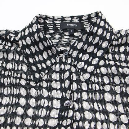 ドット柄 カットジャガード 長袖 シャツ /BROKEN OVAL WEEKENDER J ブラウス レギュラーカラー シアー