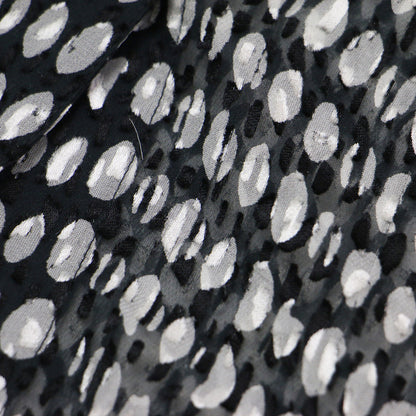 ドット柄 カットジャガード 長袖 シャツ /BROKEN OVAL WEEKENDER J ブラウス レギュラーカラー シアー